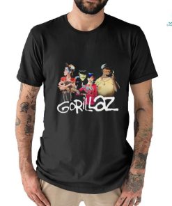 Gorillaz Group With Deer Stonewashed Shirts