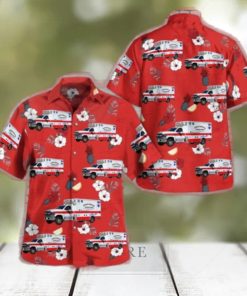 Goshen, Massachusetts, Highland Ambulance EMS 3D Hawaiian Shirt