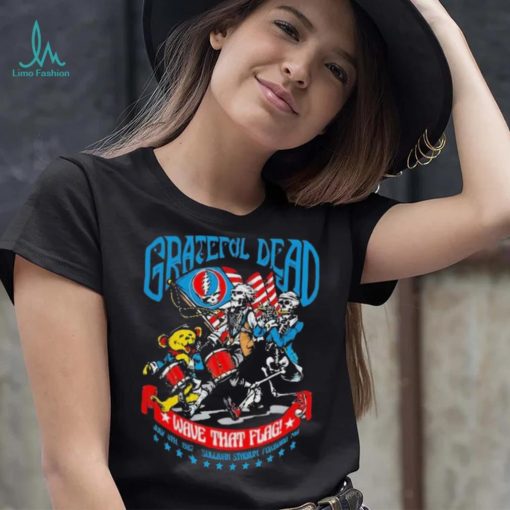 Grateful Dead Wave That Flag Rock On Fan shirt