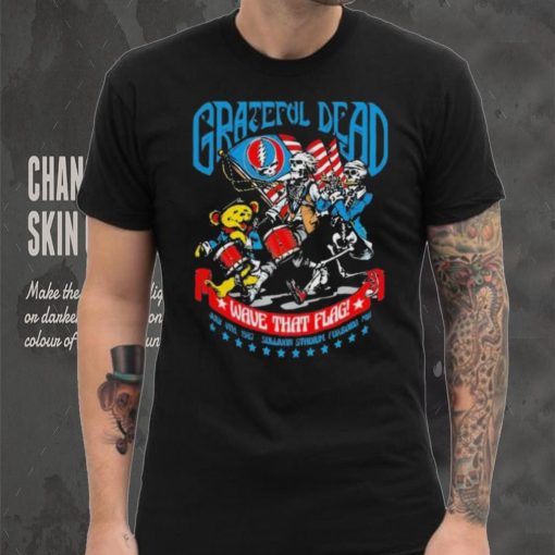 Grateful Dead Wave That Flag Rock On Fan shirt