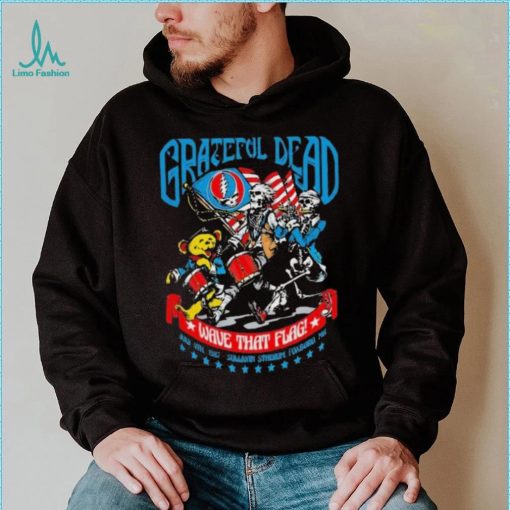 Grateful Dead Wave That Flag Rock On Fan shirt