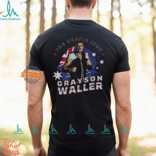 Grayson Waller The Aussie Icon Black T shirt