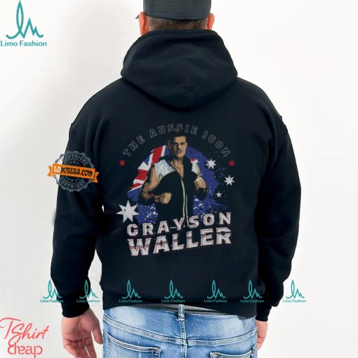 Grayson Waller The Aussie Icon Black T shirt