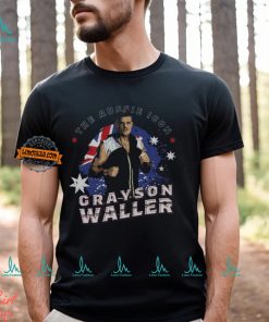 Grayson Waller The Aussie Icon Black T shirt