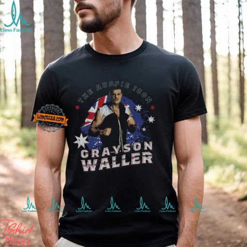 Grayson Waller The Aussie Icon Black T shirt