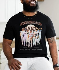 Greatest Player Of All Time San Francisco Giants Legends Signatures Shirt