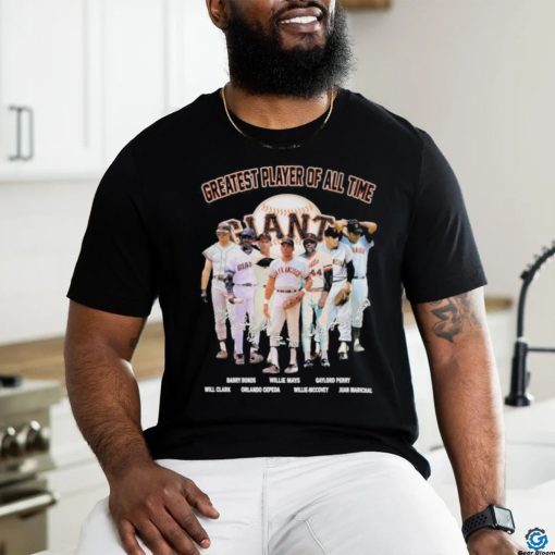 Greatest Player Of All Time San Francisco Giants Legends Signatures Shirt