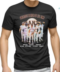 Greatest Player Of All Time San Francisco Giants Legends Signatures Shirt