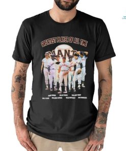 Greatest Player Of All Time San Francisco Giants Legends Signatures Shirt