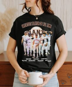 Greatest Player Of All Time San Francisco Giants Legends Signatures Shirt