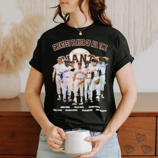 Greatest Player Of All Time San Francisco Giants Legends Signatures Shirt