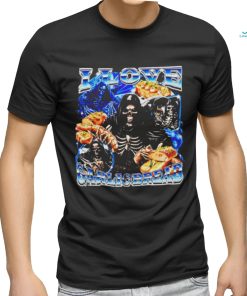 Grim Reaper I Love Garlic Bread Shirt