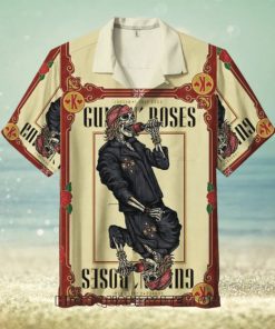 Guns N’ Roses Short Sleeve Button Down Hawaiian Shirt