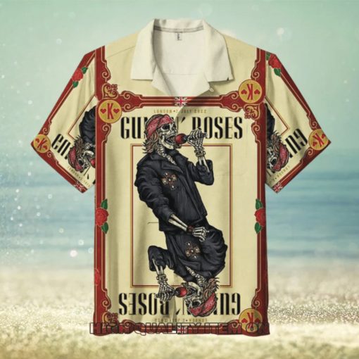 Guns N’ Roses Short Sleeve Button Down Hawaiian Shirt