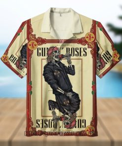 Guns N’ Roses Short Sleeve Button Down Hawaiian Shirt