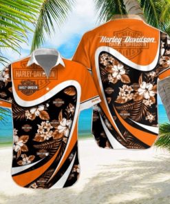 Harley Davidson Combo Hawaiian Shirt And Shorts Summer Gift For Beach Lover