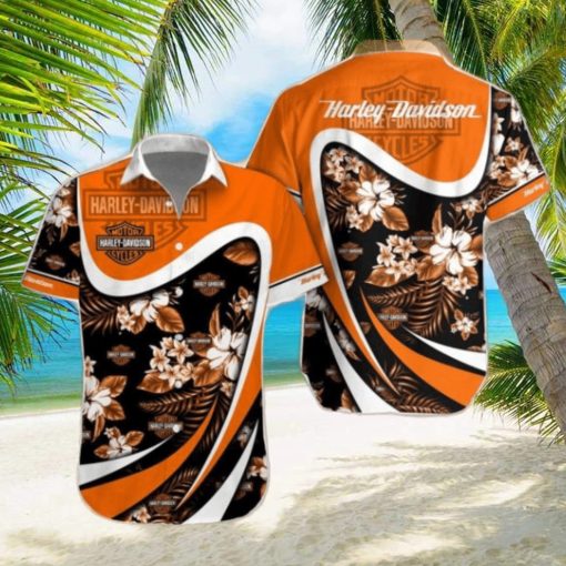 Harley Davidson Combo Hawaiian Shirt And Shorts Summer Gift For Beach Lover