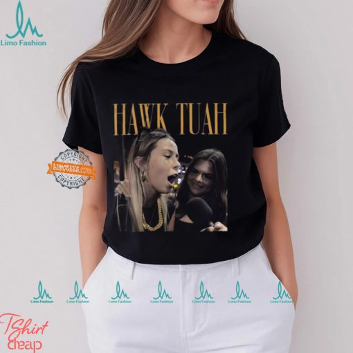 Hawk Tuah Girl Funny 2024 T Shirt