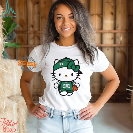 Hello Kitty Boston Celtics NBA Basketball Shirt