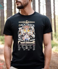 Hershey Bears 13 Back To Back 1958 2024 Calder Cup Champions Signatures Shirt
