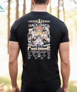Hershey Bears 13 Back To Back 1958 2024 Calder Cup Champions Signatures Shirt