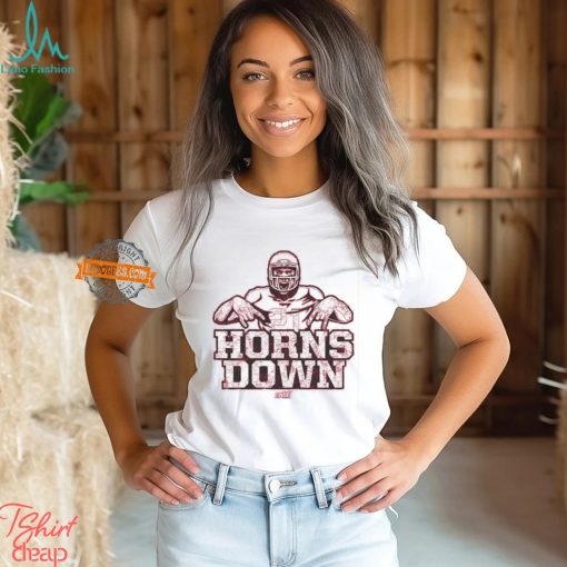 Horns Down (Anti Texas) T Shirt for Arkansas Football Fans