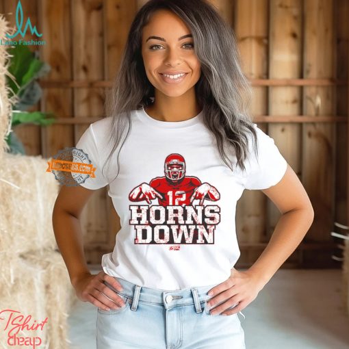 Horns Down for Texas Tech College Fans T Shirt