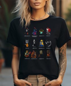 Horror Characters Kitty Halloween 2024 T Shirt, hoodie, sweater, long sleeve and tank top Horror Characters Kitty Halloween 2024 T Shirt