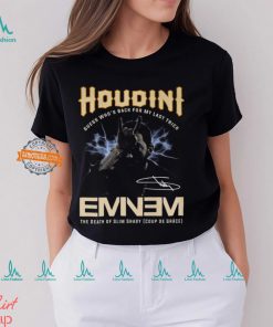 Houdini Guess Whos Back For My Last Trick Eminem The Death Of Slim Shady T Shirt, hoodie, sweater, long sleeve and tank top Houdini Guess Whos Back For My Last Trick Eminem The Death Of Slim Shady T Shirt