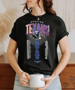Houston Texans National Football League Schedule 2024 Season Tour Shirt