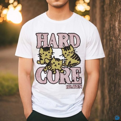 Hrtjankboteko Hard Core Heaven Cat Shirt