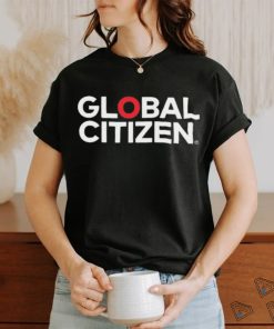 Hugh Jackman Wearing Global Citizen Logo Shirt