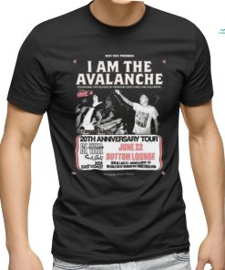 I Am The Avalanche 20Th Anniversary Tour June, 2024 Bottom Lounge Poster Shirt