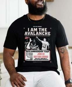 I Am The Avalanche 20Th Anniversary Tour June, 2024 Bottom Lounge Poster Shirt