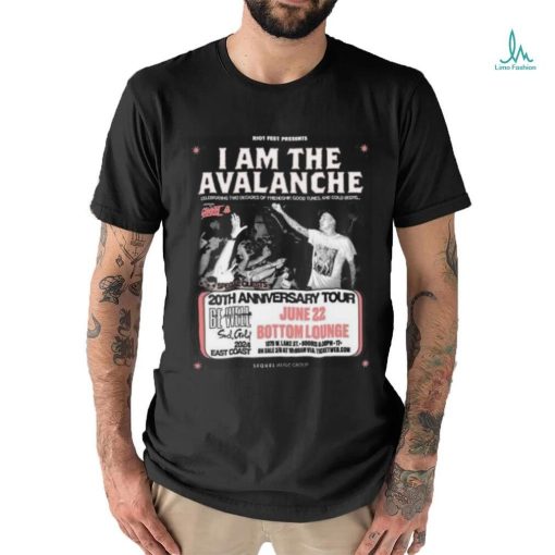 I Am The Avalanche 20Th Anniversary Tour June, 2024 Bottom Lounge Poster Shirt