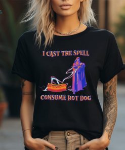 I Cast the Spell Consume Hot Dog T Shirts