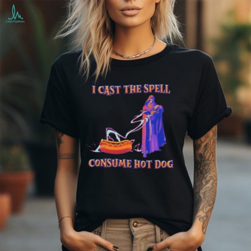 I Cast the Spell Consume Hot Dog T Shirts