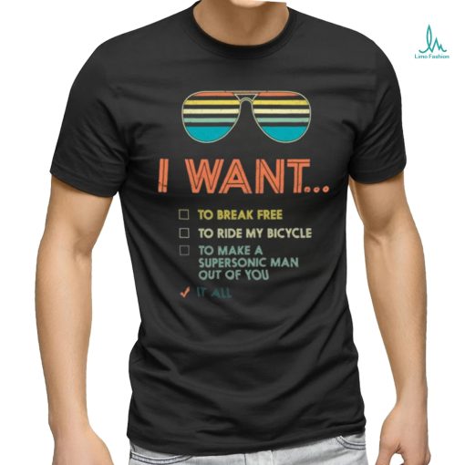 I Want To Break Graphic Design Printed Casual Daily Basic Unisex T Shirt