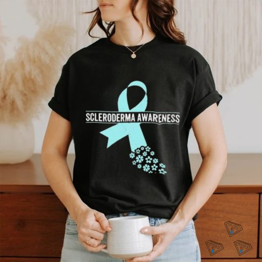 I Wear Teal Great Scleroderma Awareness Shirt