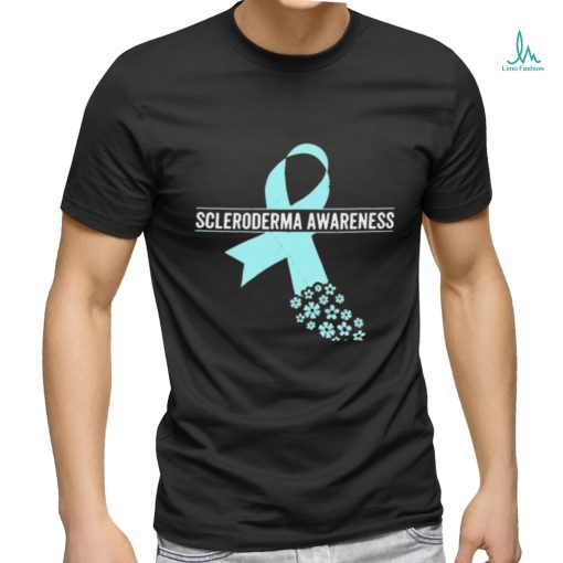 I Wear Teal Great Scleroderma Awareness Shirt