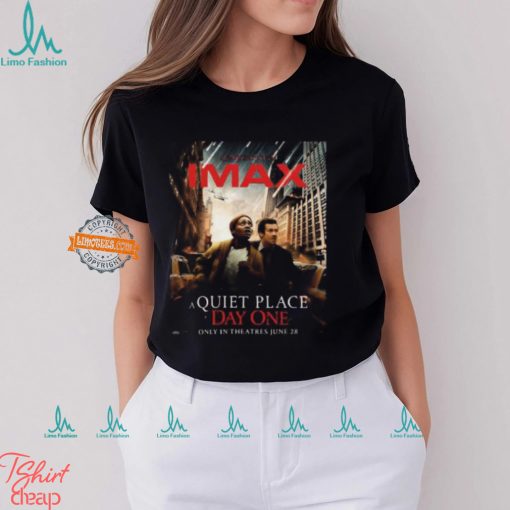 IMAX Poster For A Quiet Place Day One Releasing In Theaters On June 28 Vintage T Shirt