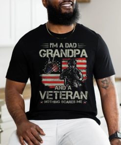 Im A Dad Grandpa Veteran Fathers shirt