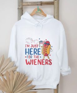 I'm Just Here For The Wieners 4Th Of July Hot Dog T Shirt