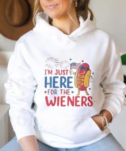 I'm Just Here For The Wieners 4Th Of July Hot Dog T Shirt