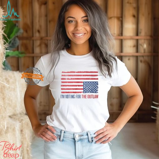 I’m Voting For The Outlaw Flag American Shirt