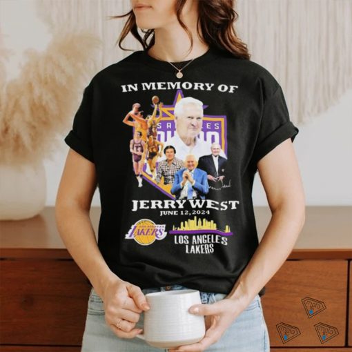 In Memory Of Jerry West June 12, 2024 Los Angeles Lakers Signature shirt