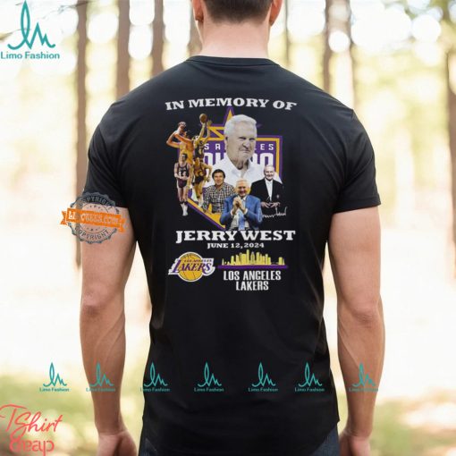 In Memory Of Jerry West June 12 2024 Los Angeles Lakers T Shirt