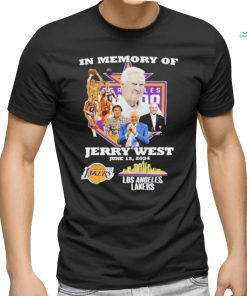 In Memory Of Jerry West Los Angeles Lakers 2024 Shirt