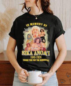 In Memory Of Sika Anoa’i 1945 2024 Thank You For The Memories Signatures Shirt