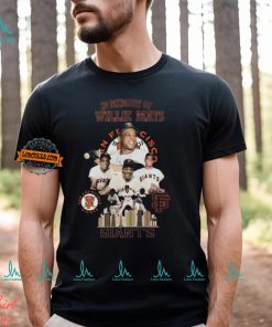 In Memory Of Willie Mays San Francisco Giants T Shirt